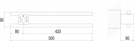 Полка Электро П2 ПРОФ 500х90 NEW Бугульма - фото 4